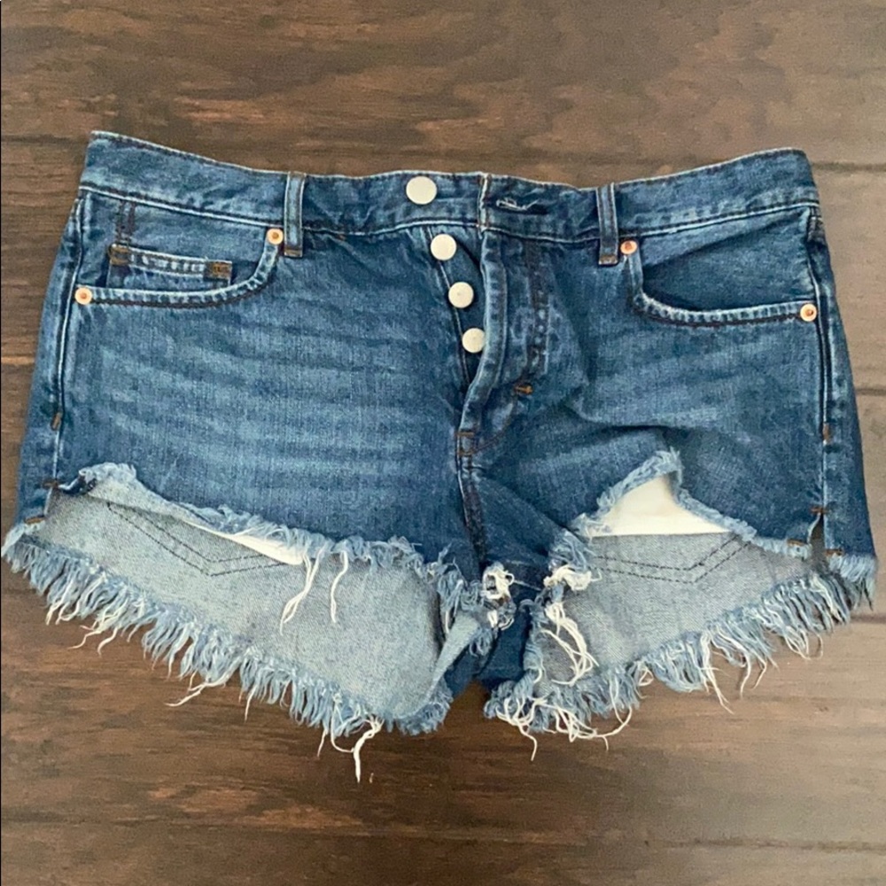 Free people (we the free) denim shorts
